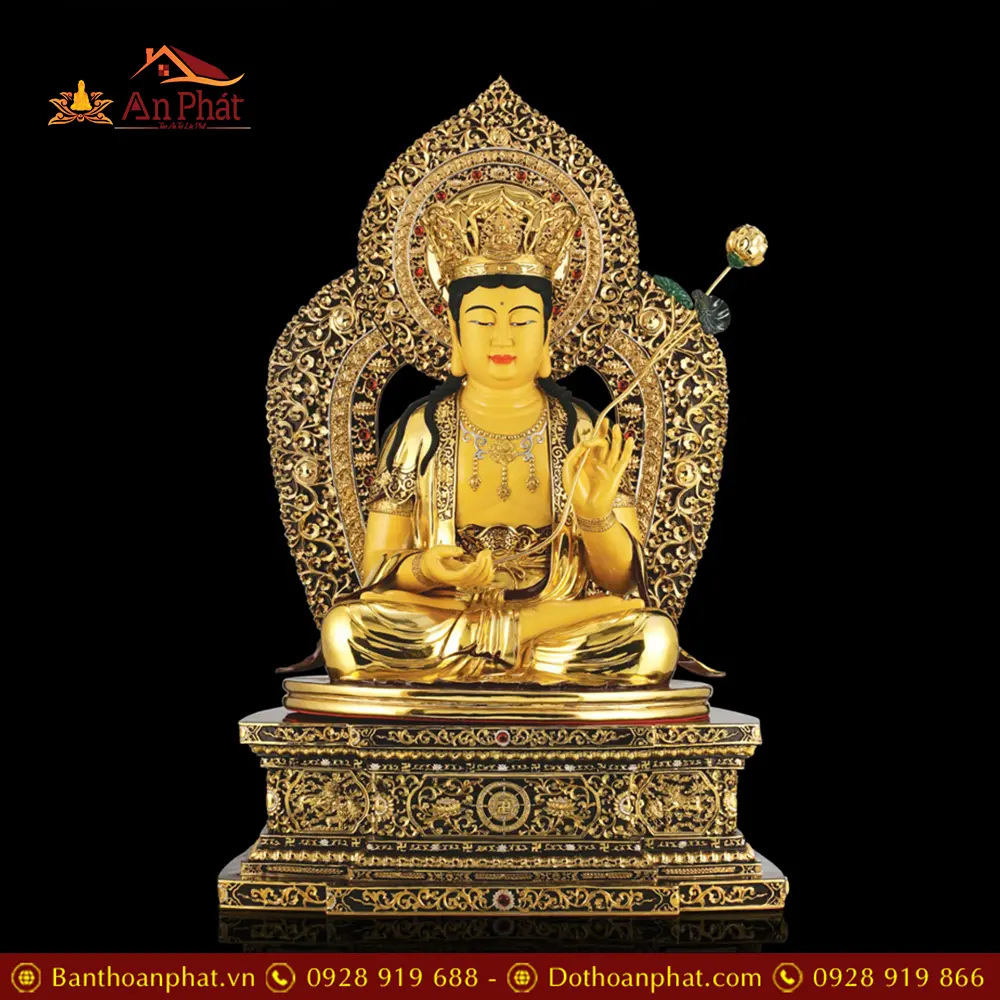 bo tuong hoa nghiem tam thanh dong dat vang nhap khau t271000003