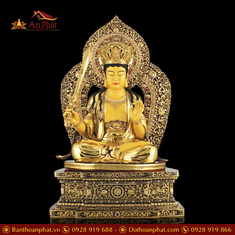 bo tuong hoa nghiem tam thanh dong dat vang nhap khau t271000007