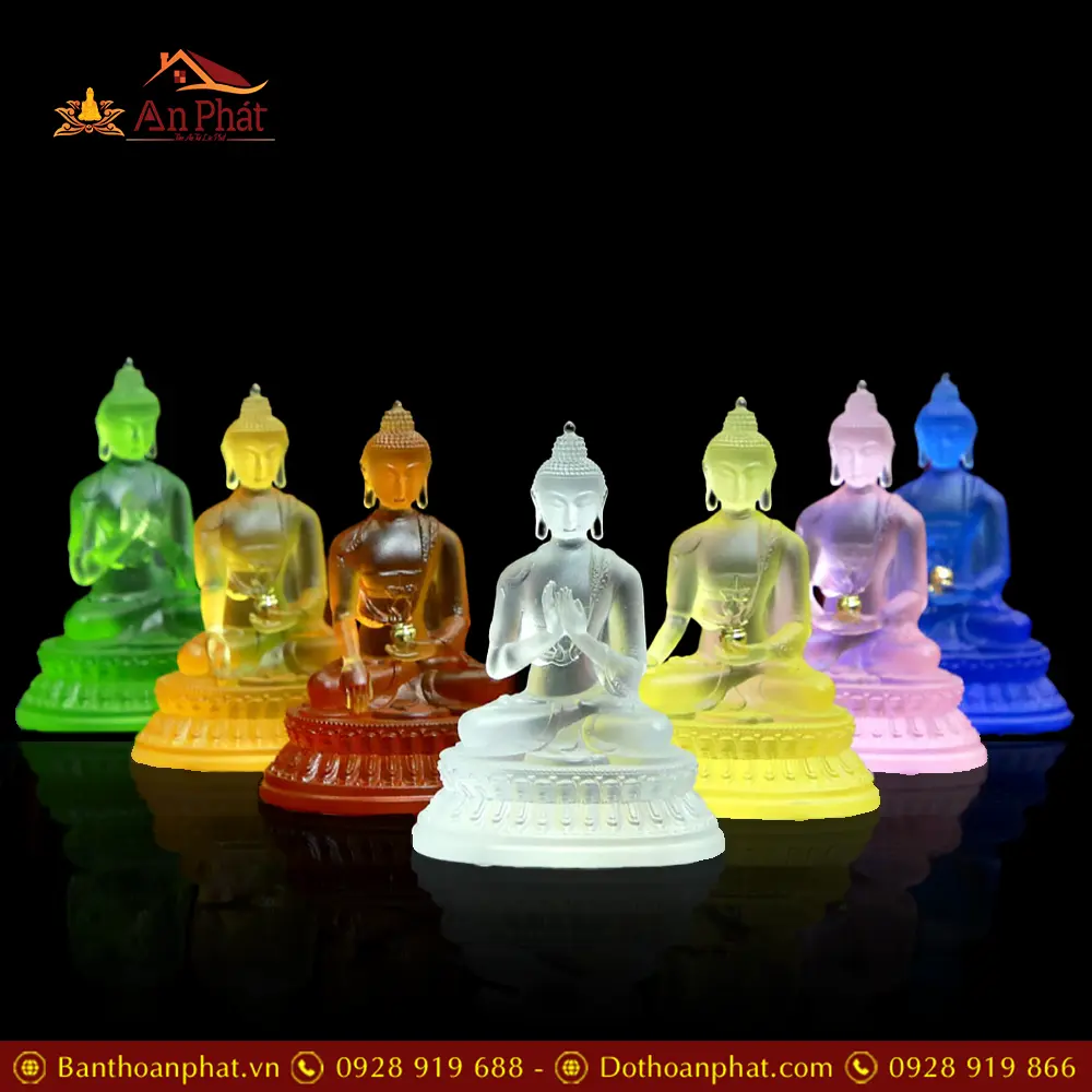 Bộ Tượng Thất Phật Dược Sư Lưu Ly Cao Cấp Nhập Khẩu T2695