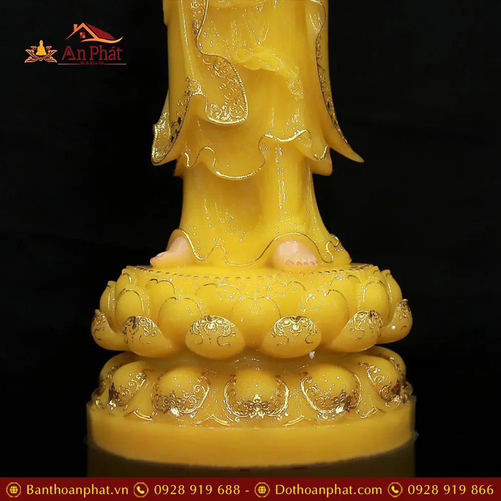 Tượng Phật Bà Quan Âm Bồ Tát Bột Đá Thạch Anh Dáng Đứng Cao Cấp T2575 17 tuong phat ba quan am bo tat bot da thach anh dang dung cao cap t257500001