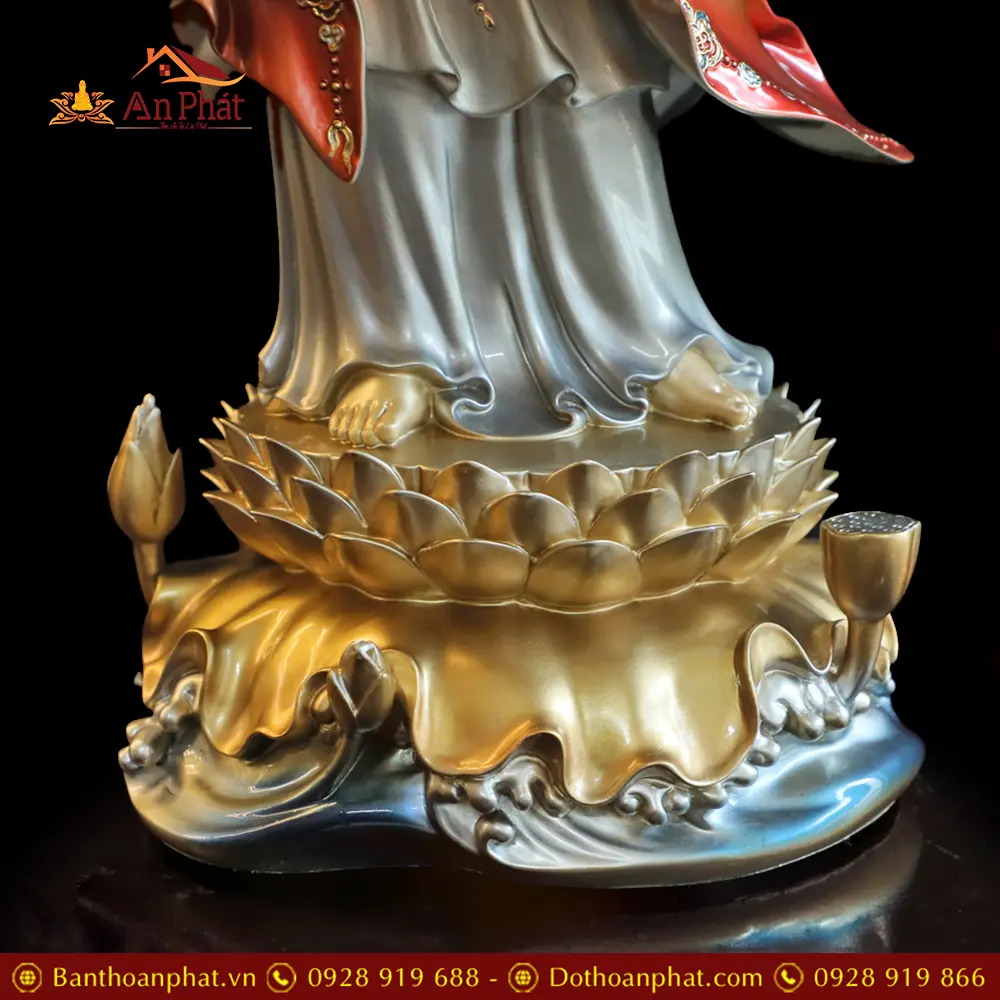 Tượng Phật Bà Quan Âm Bồ Tát Đứng Đồng Cao Cấp Sơn Màu Men Cổ T2561 26 tuong phat ba quan am bo tat dung dong cao cap son mau men co t256100002