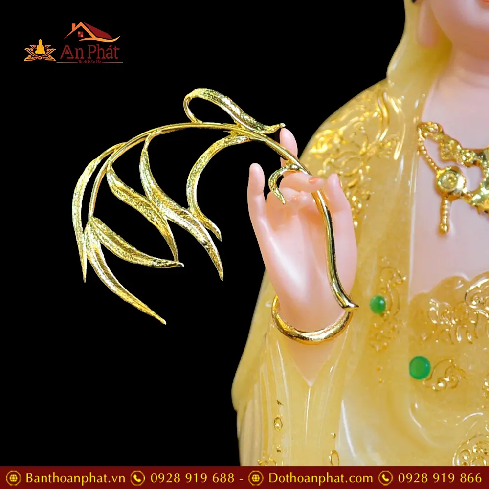 Tượng Phật Bà Quan Âm Bồ Tát Ngồi Đế Non Nước Bột Đá Thạch Anh T2568 21 tuong phat ba quan am bo tat ngoi de non nuoc bot da thach anh t256800003