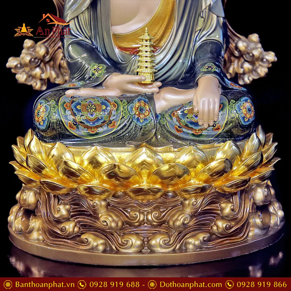 tuong phat duoc su dong cao cap co long che ngoi de non nuoc t269100002