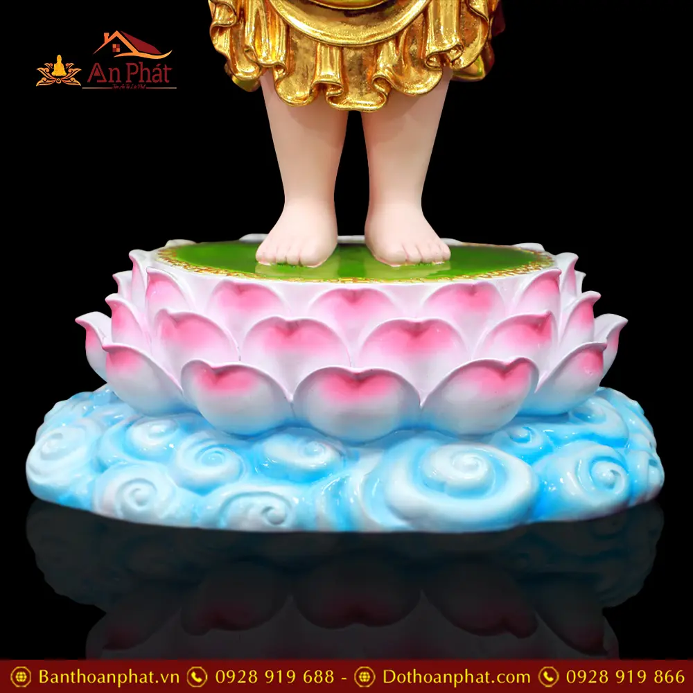 tuong phat dan sanh compposite dat vang mau lien hoa t274400003