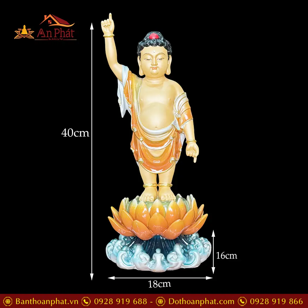 tuong phat dan sanh dong son mau cam cao cap t275200001