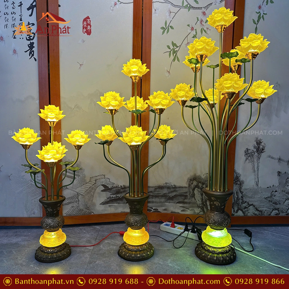 Den tho dien hoa sen luu ly DT1517 6