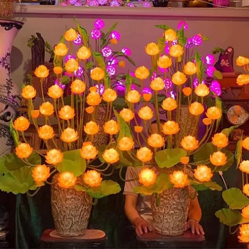 Đèn thờ điện cao cấp 25 bông DTD1015