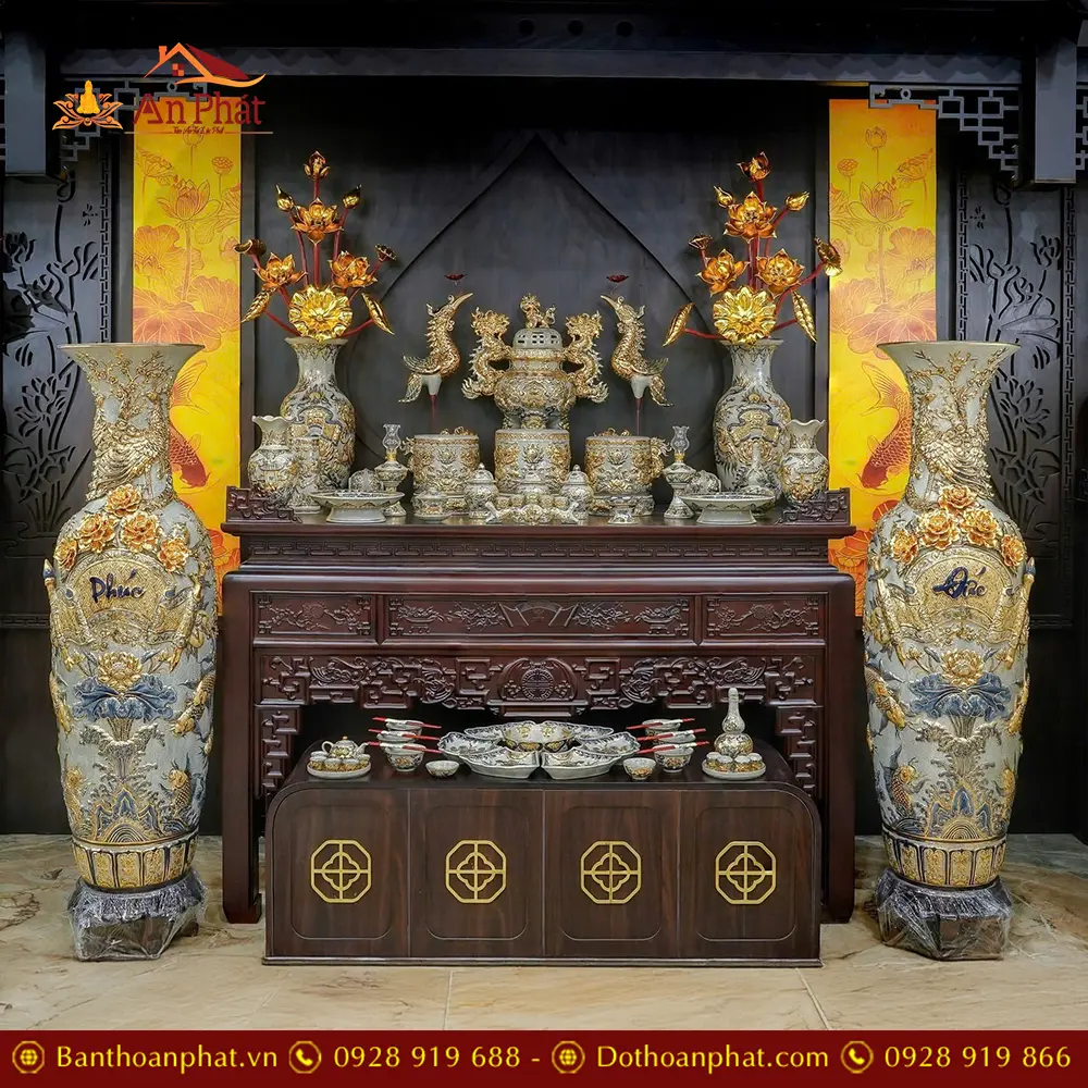 bộ đồ thờ cúng cao cấp