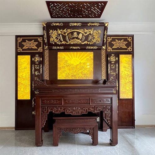 Án Gian Thờ Cao Cấp Cho Phòng Thờ Đẹp BT-9105