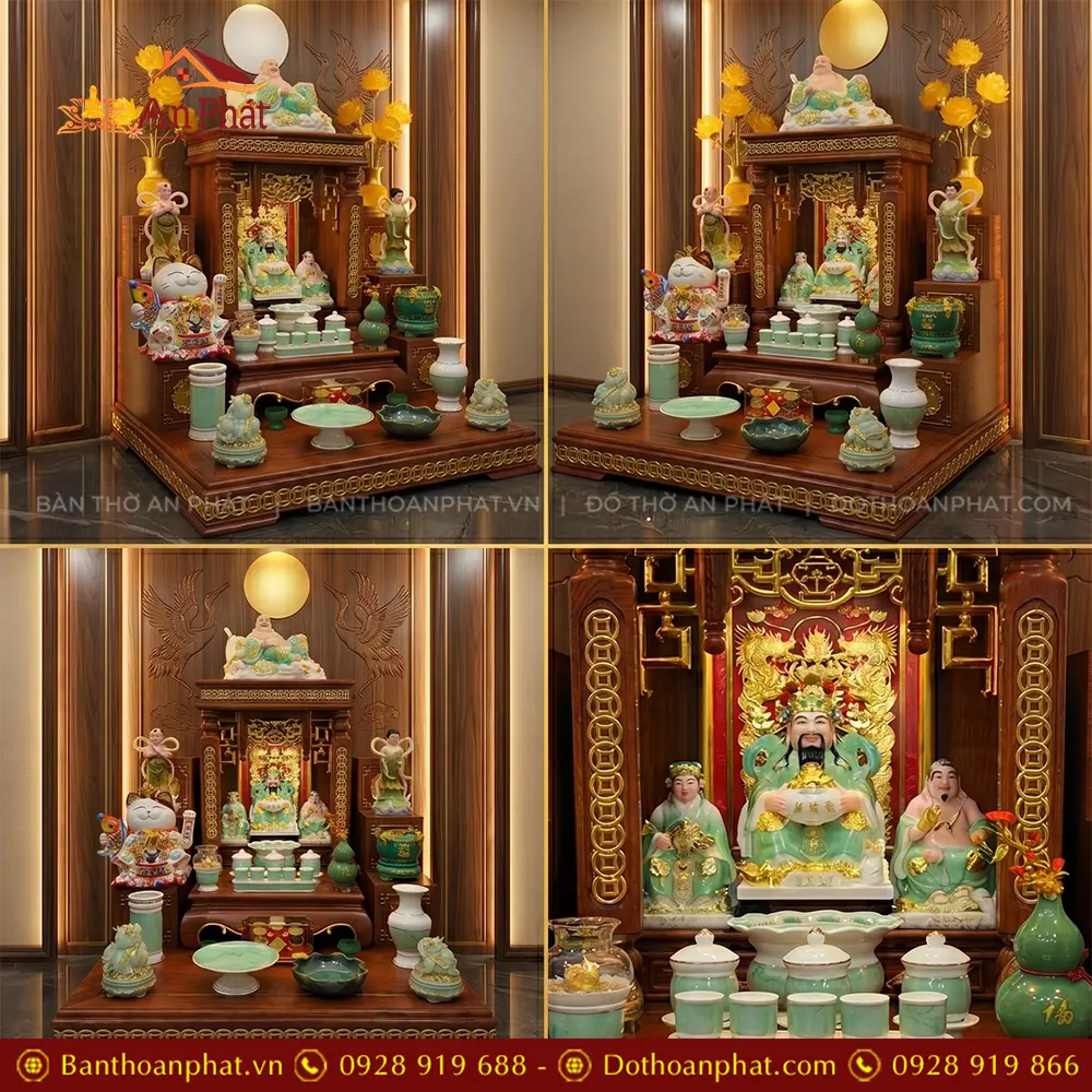 Bàn Thần Tài Gỗ Hương Đá Cao Cấp Đồ Thờ Nhập Khẩu TT-2733 10 Bàn Thần Tài Gỗ Hương Đá Cao Cấp Đồ Thờ Nhập Khẩu TT-2733