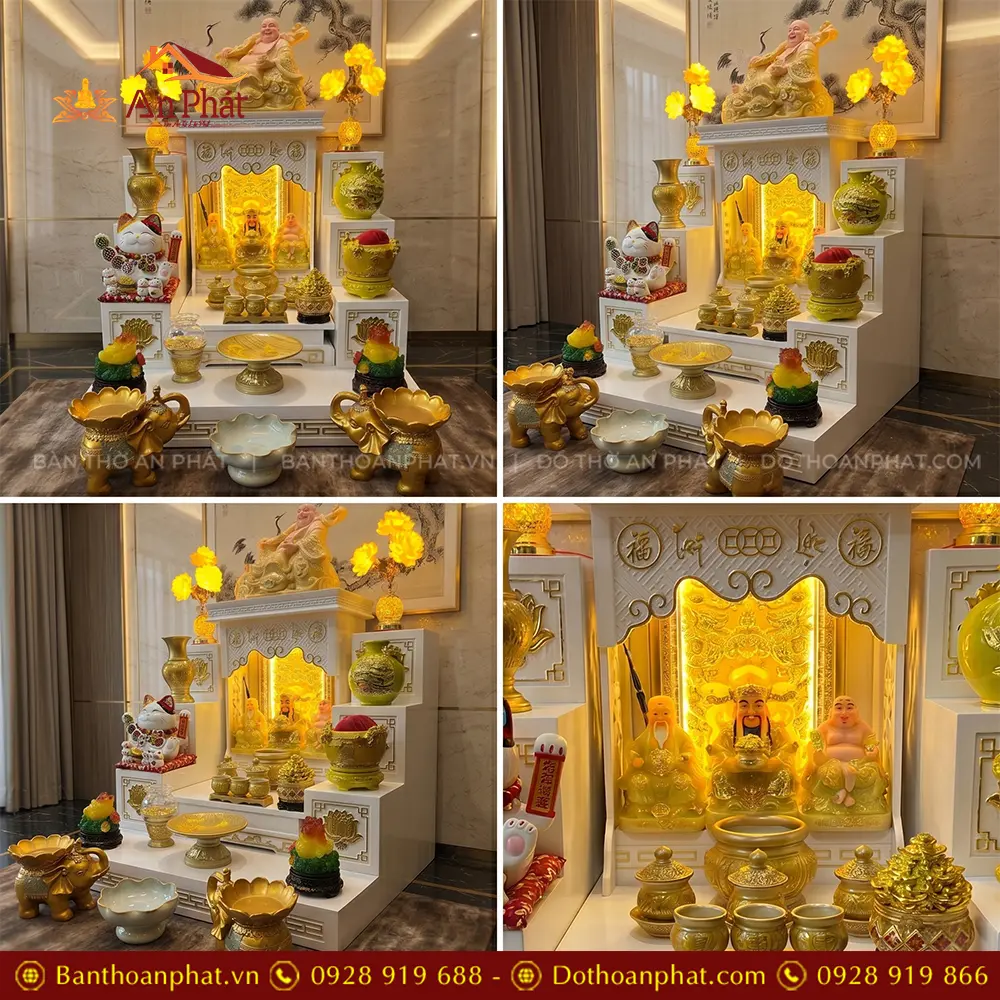 Bàn Thần Tài Hiện Đại Trắng Đồ Thờ Bát Nhã Tâm Kinh Nhập Khẩu TT-2703 10 Bàn Thần Tài Hiện Đại Trắng Đồ Thờ Bát Nhã Tâm Kinh Nhập Khẩu TT-2703