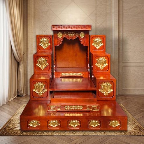 Bàn Thần Tài Nhỏ Gọn Mái Bằng Hiện Đại TT-2701