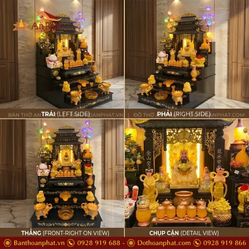 Bàn Thần Tài Sang Trọng Gỗ Hương Cao Cấp Đồ Thờ Lưu Ly Nhập Khẩu TT-2737 4 ban than tai sang trong go huong cao cap do tho luu ly nhap khau tt 273700003