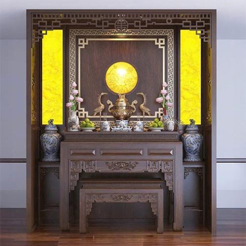 Bàn Thờ Chung Cư Đẹp Hiện Đại BT-8801