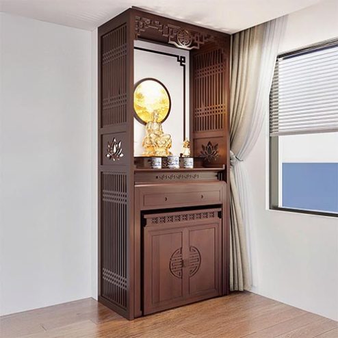 Bàn Thờ Chung Cư Gỗ Hương Đá BT-8868
