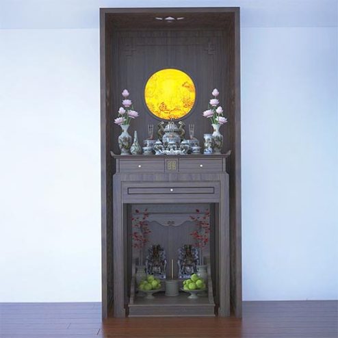 Bàn Thờ Chung Cư Kết Hợp Ban Thần Tài BT-8806