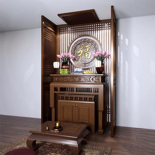 Bàn Thờ Chung Cư Mẫu Thiết Kế BT-8887