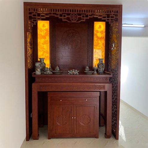 Bàn Thờ Chung Cư Tủ Thờ Đẹp Hiện Đại BT-8944