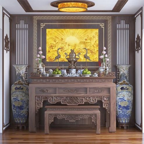Bàn Thờ Đẹp Hiện Đại BT-8829