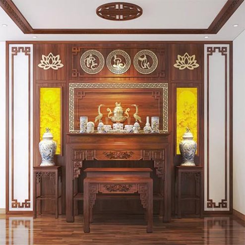 Bàn Thờ Gia Tiên Đẹp BT-8836