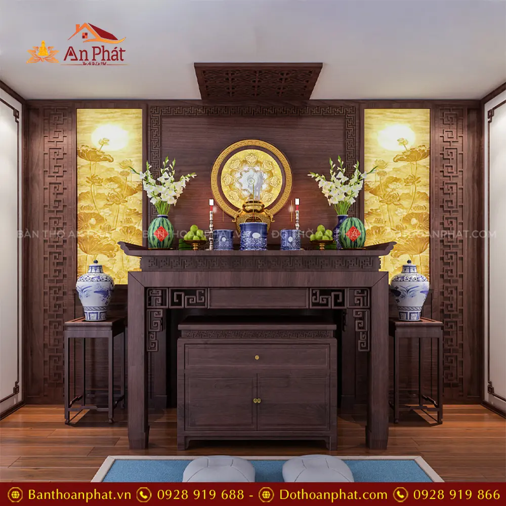 Bàn Thờ Gia Tiên Đẹp Mẫu Thiết Kế BT-8914 5 Bàn Thờ Gia Tiên Đẹp Mẫu Thiết Kế BT-8914