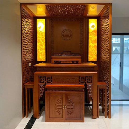 Bàn Thờ Gia Tiên Gỗ Hương Đá BT-8941