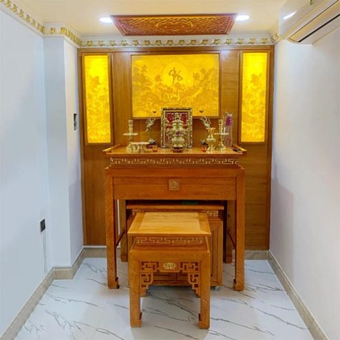 Bàn Thờ Gia Tiên Gỗ Mít Đẹp BT-8978
