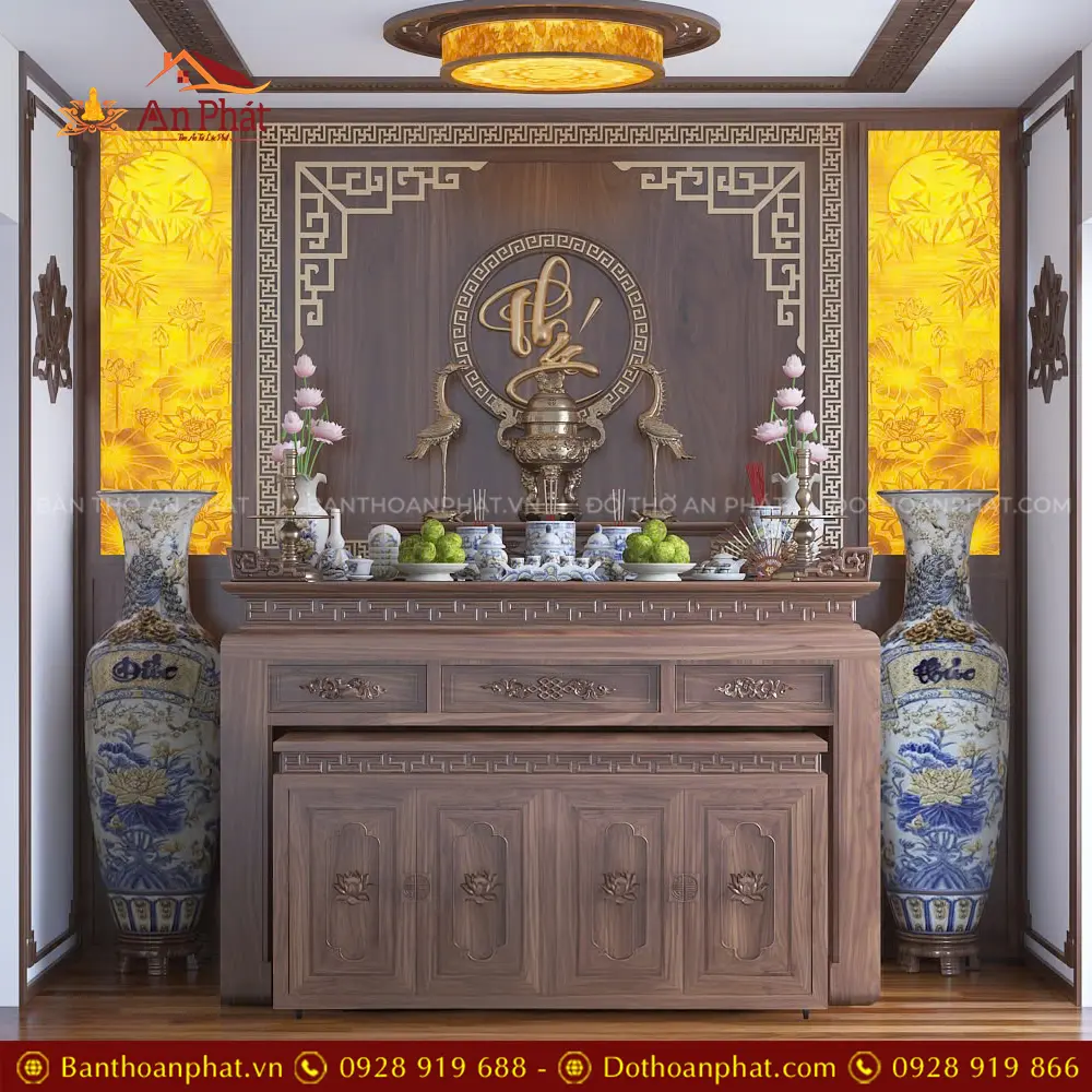 Bàn Thờ Gia Tiên Hiện Đại Đẹp BT-8871 5 Bàn Thờ Gia Tiên Hiện Đại Đẹp BT-8871