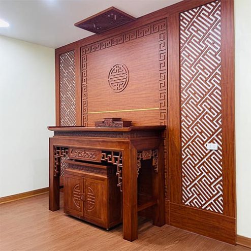 Bàn Thờ Gia Tiên Tủ Thờ Cao Cấp Gỗ Hương Đá BT-9058