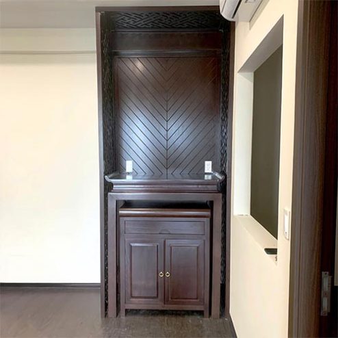 Bàn Thờ Gia Tiên Tủ Thờ Chung Cư Đẹp BT-9007