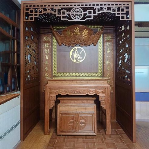 Bàn Thờ Gia Tiên Tủ Thờ Có Vách Ngăn MDF BT-9053