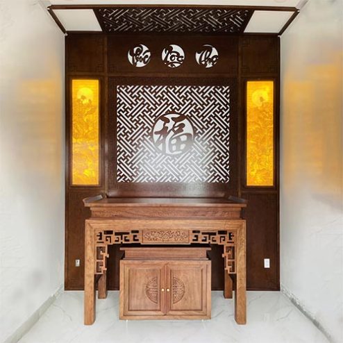 Bàn Thờ Gia Tiên Tủ Thờ Đẹp BT-9051