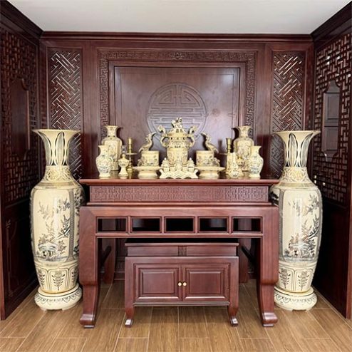Bàn Thờ Gỗ Gõ Đỏ Cao Cấp BT-8916