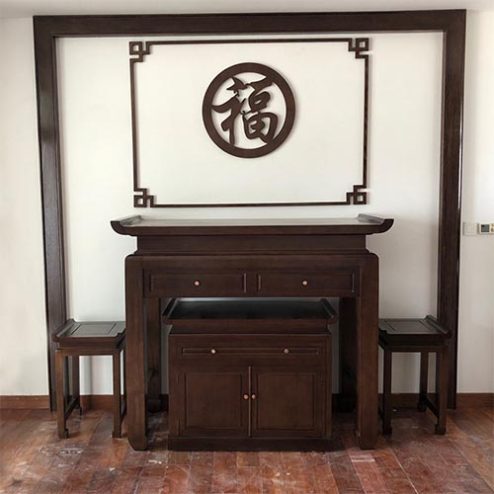 Bàn Thờ Gỗ Gụ Đẹp BT-8943