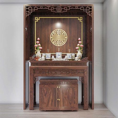 Bàn Thờ Nhỏ Gọn Cho Nhà Chung Cư BT-8862