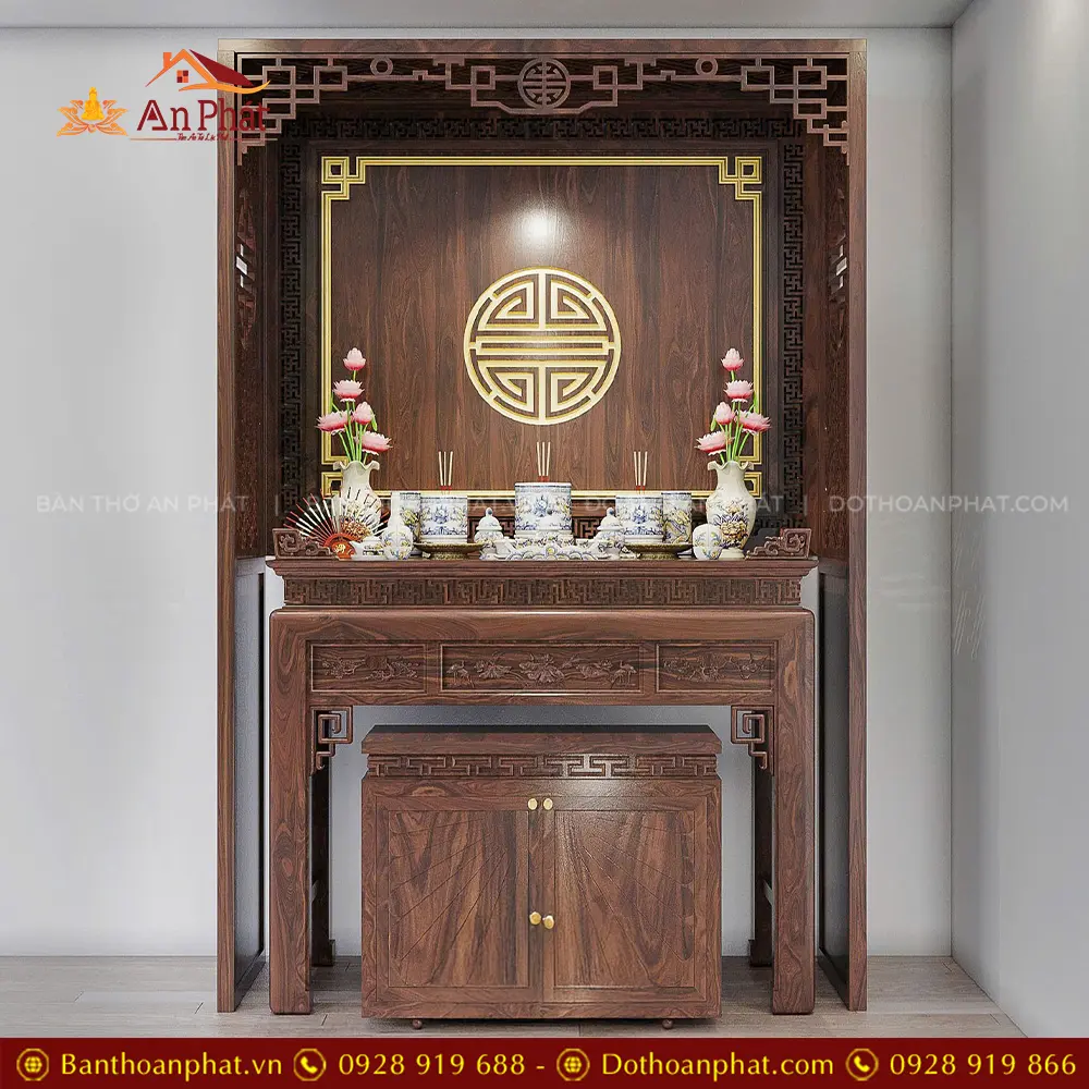 Bàn Thờ Nhỏ Gọn Cho Nhà Chung Cư BT-8862 5 Bàn Thờ Nhỏ Gọn Cho Nhà Chung Cư BT-8862