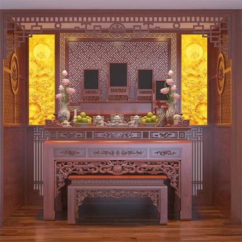 Bàn Thờ Tam Cấp Đẹp BT-8897