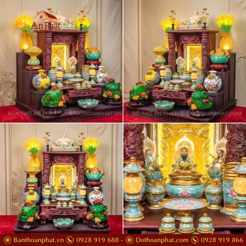 Bàn Thờ Thần Tài Cao Cấp Đồ Thờ Nhập Khẩu Đẹp TT-2717 4 ban tho than tai cao cap do tho nhap khau dep tt 271700003