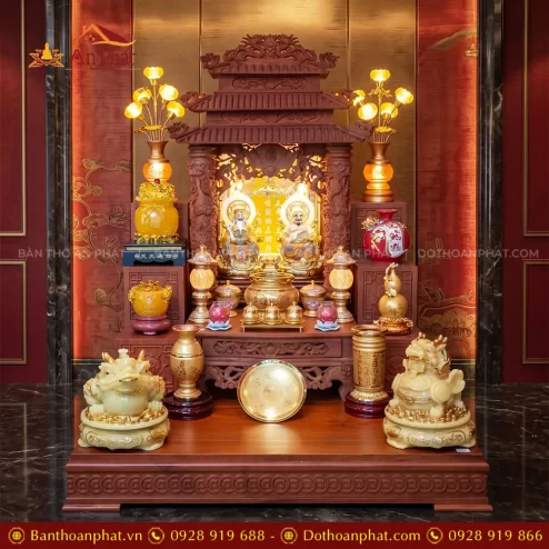 Bàn Thờ Thần Tài Ông Địa Gỗ Hương Cao Cấp Đồ Thờ Nhập Khẩu TT-2719 3 ban tho than tai ong dia go huong cao cap do tho nhap khau tt 271900002