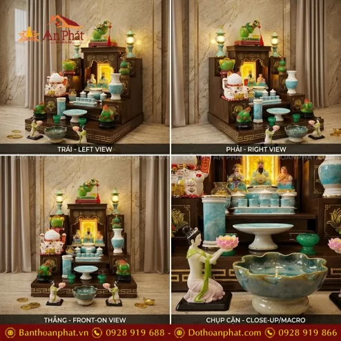 Bàn Thờ Thần Tài Thổ Địa Đồ Thờ Giả Đá Xanh Cao Cấp TT-2757 4 ban tho than tai tho dia do tho gia da xanh cao cap tt 275700003