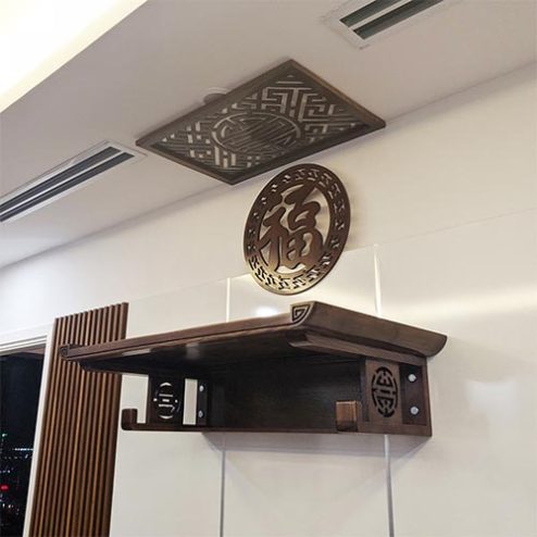 Bàn Thờ Treo Tường Chân Thọ Đẹp BT-8758