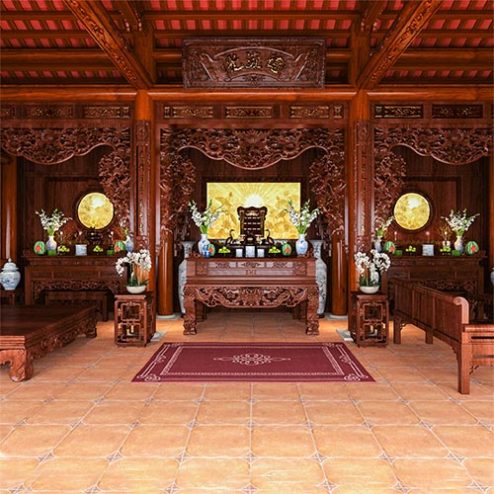 Không Gian Thờ Cho Nhà Thờ Họ BT-8912