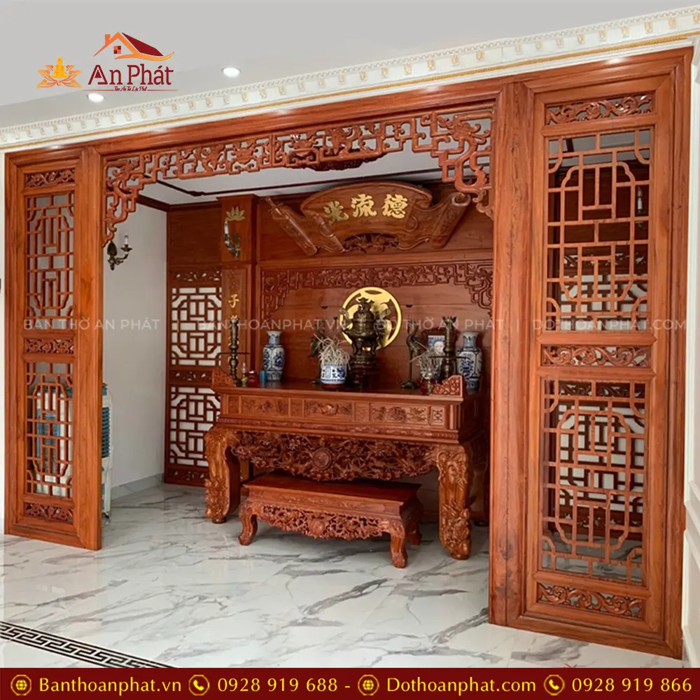 Không Gian Thờ Gỗ Hương Sập Thờ Đẹp Cao Cấp BT-9022 10 Không Gian Thờ Gỗ Hương Sập Thờ Đẹp Cao Cấp BT-9022