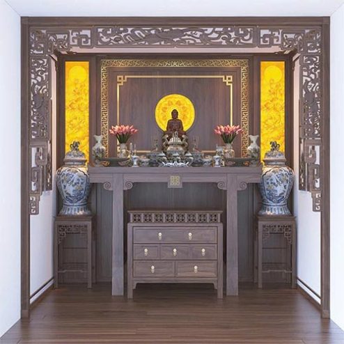 Không Gian Thờ Phật Cao Cấp BT-8803