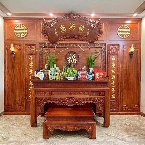 Không Gian Thờ Thiết Kế Hiện Đại Án Gian Thờ Đẹp BT-9087