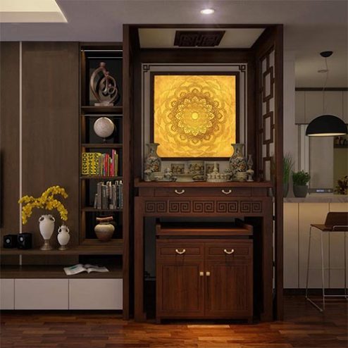 Mẫu Bàn Thờ Chung Cư Đẹp BT-8881