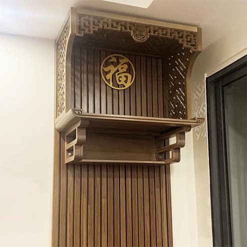 Mẫu Bàn Thờ Chung Cư Treo Tường Hiện Đại BT-8761