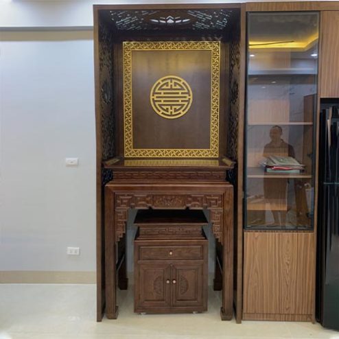Mẫu Bàn Thờ Gia Tiên Tủ Thờ Đẹp Cho Nhà Chung Cư BT-9005