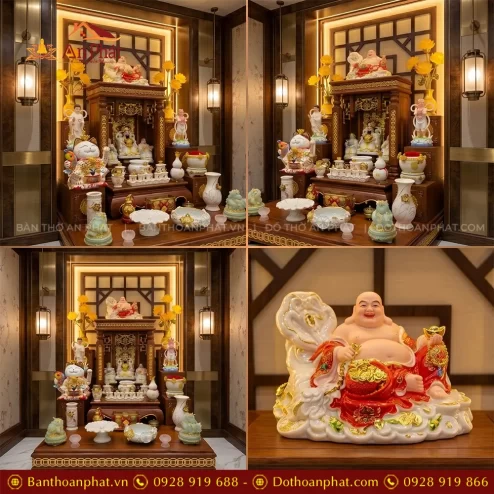 Mẫu Bàn Thờ Gỗ Hương Cao Cấp Đồ Thờ Nhập Khẩu Dát Vàng TT-2691 4 mau ban tho go huong cao cap do tho nhap khau dat vang tt 269100002
