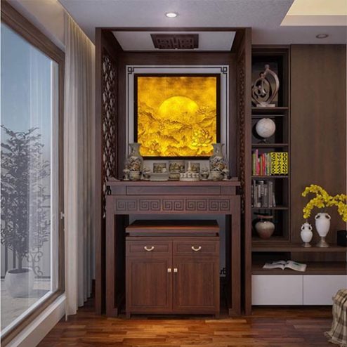 Mẫu Bàn Thờ Hiện Đại Cho Nhà Chung Cư BT-8882